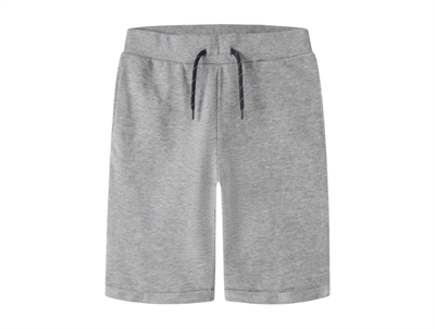 Name It sweatshorts grey melange med snøre i taljen