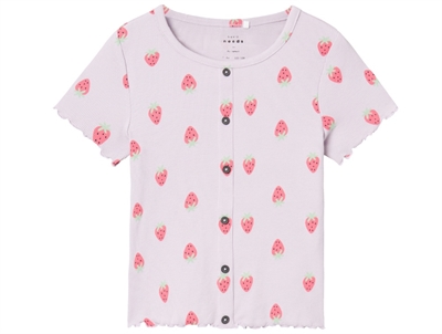 Name It orchid petal/strawberries slim top