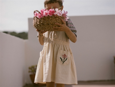 Lil Atelier turtledove loose skirtall kjole