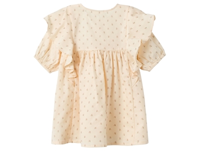 Lil Atelier turtledove blomstret kjole