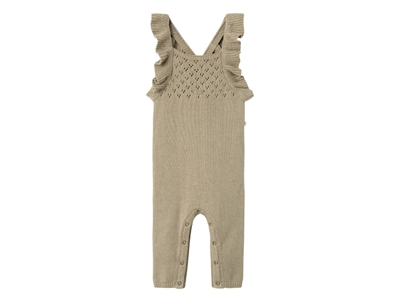Lil Atelier chinchilla strik overall