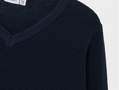 Name It dark sapphire strikbluse