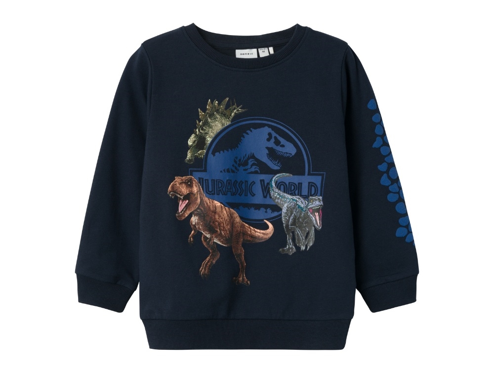 Name It Dark Sapphire Jurassic World Sweatshirt - Str. 2y 92cm