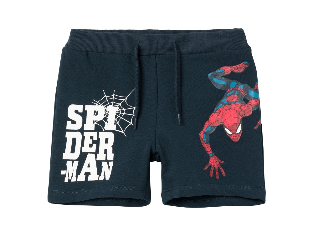 Name It Dark Sapphire Spiderman Shorts - Str. 2y 92cm