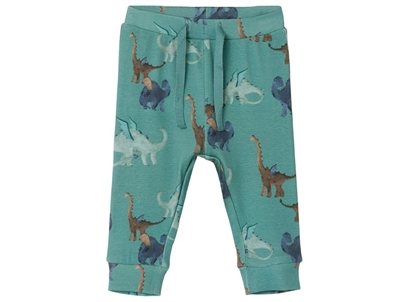 Name It mineral blue dino bukser