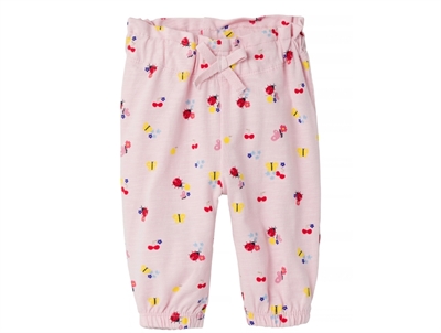 Name It parfait pink printet bukser