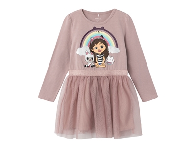 Name It deauville mauve kjole Gabby's Dollhouse