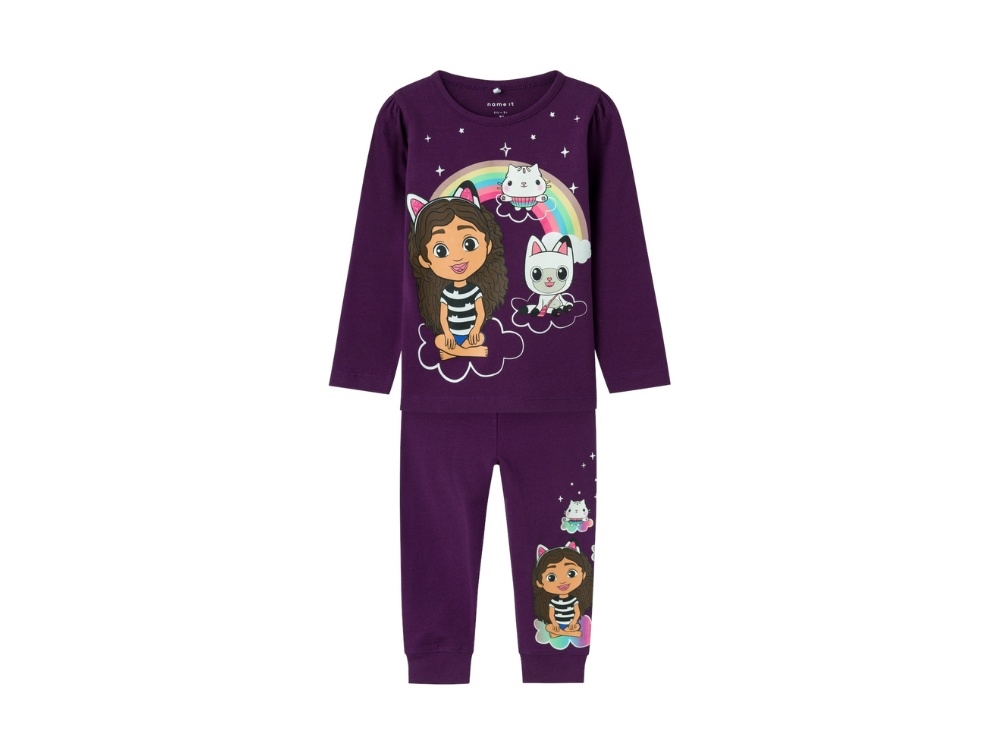 Name It Plum Purple Gabby's Dollhouse Pyjamas - Str. 2y 92cm