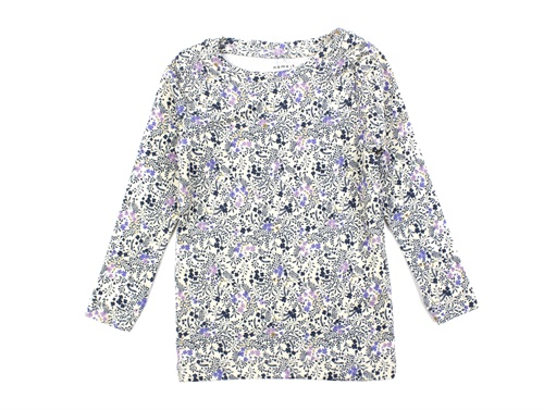 Name It Peyote Melange Blomstret Top - Str. 1.5y 86cm
