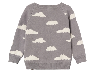 Lil Atelier silver filigree strikbluse