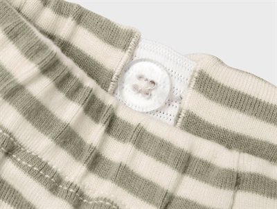 Lil Atelier moss grey stribede bukser
