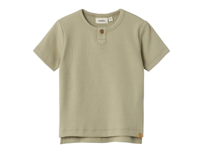 Lil Atelier moss gray top