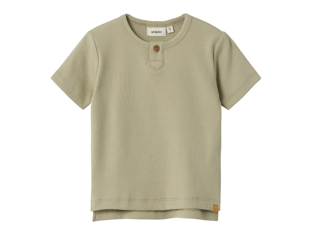 Lil Atelier Moss Gray Top - Str. 5y 110cm
