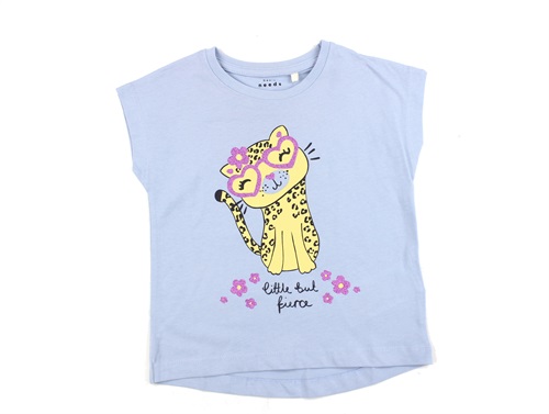 Name It Chambray Blue Little But Fierce Top - Str. 1.5y 86cm