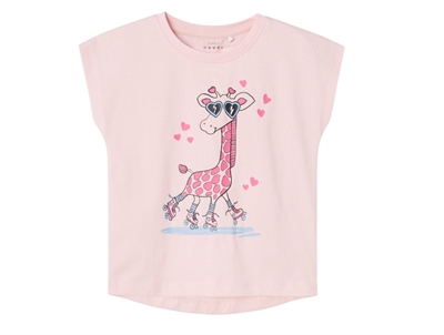 Name It parfait pink giraffe top