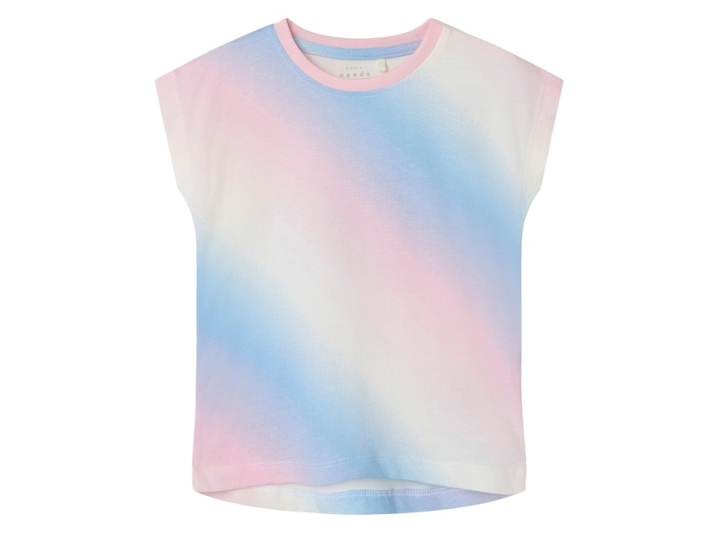 Name It Parfait Pink Rainbow Top