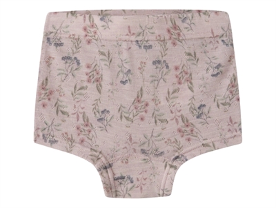 Name It merinould underbukser i lilla nuance med blomsterprint