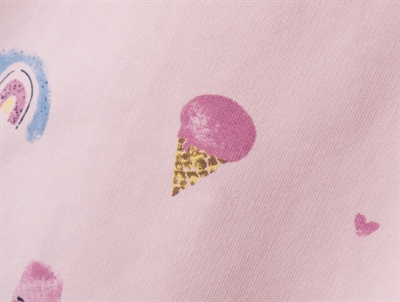 Name It parfait pink is og regnbuer sweatshirt