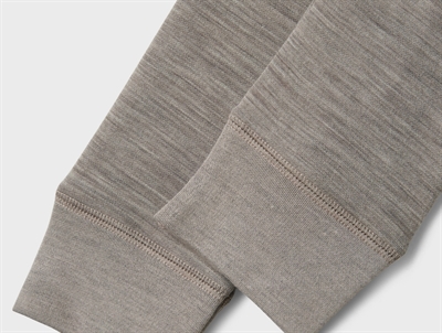 Name It leggings merinould slim fit satellite grå-brun detalje