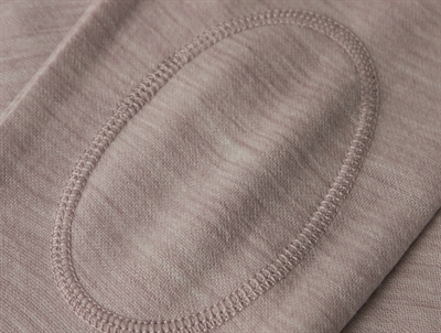 Name It leggings merinould shadow gray støvet rosa detalje knæ