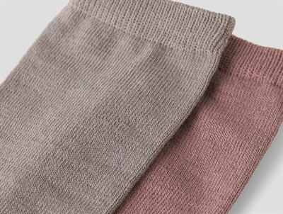 Name It strømper i grå og brunlig nuance 2-pak