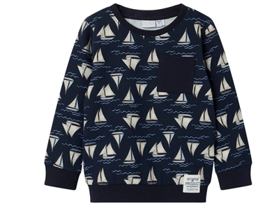 Name It dark sapphire sailboat sweatshirt 