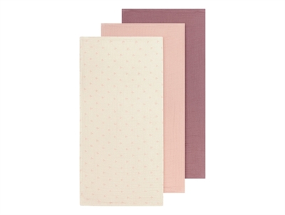 stofbleer 3-pak i rosa nuancer fra Lil' Atelier  