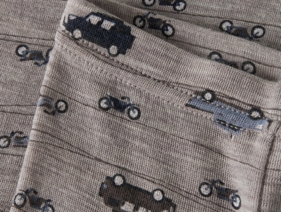 Name It leggings i satellite med print af biler og motorcykler
