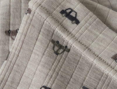 Name It leggings i nacreous cloud merinould med bilprint detalje