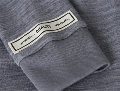 Name It merinould bluse i blågrå nuance folkstone gray