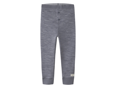 Name It leggings i blågrå nuance folkstone gray merinould