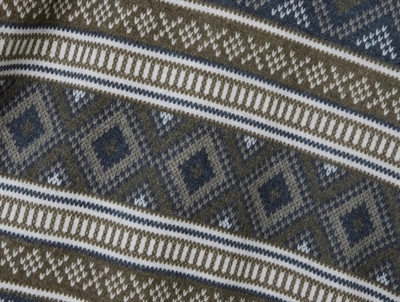 Name It merinould bluse grøn kalamata mønster detalje