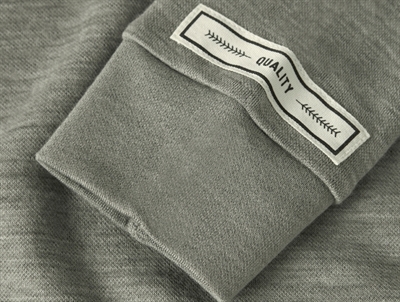 Name It Kids bluse i merinould dried sage støvet grøn detalje