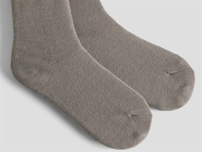 Detalje af Name It strømpebukser i sattelite brun nuance med uld