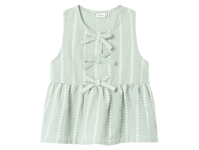 Name It silt green ternet top