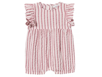 Name It parfait pink stribet sunsuit