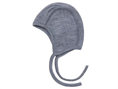 Name It babyhue i folkstone gray merinould med hulmønster