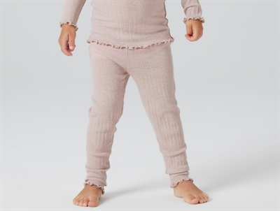 Name It leggings shadow gray i ribstrik med elastik i taljen