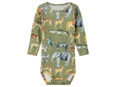 Name It oil green dyreprint body