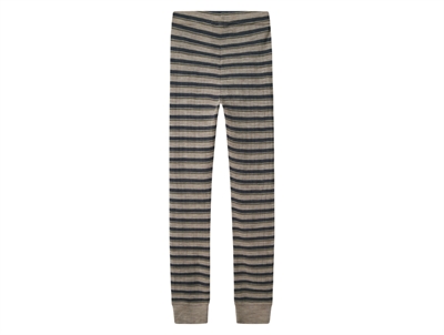 Name It leggings i uld med striber i ombre blue bagside