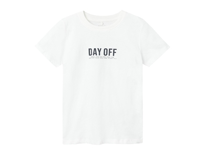Name It bright white Day Off t-shirt