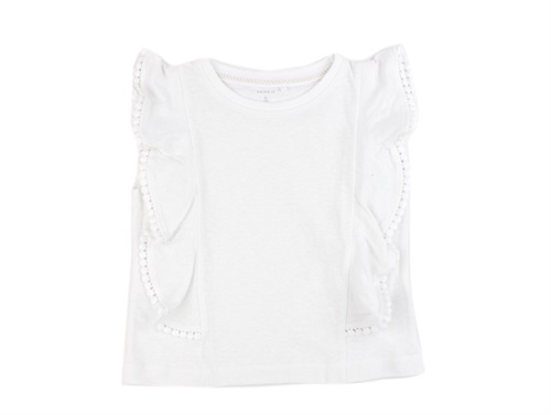 Name It Bright White Top - Str.    7-8y 122/128cm