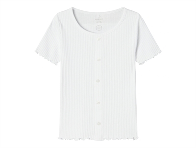 Name It bright white short top