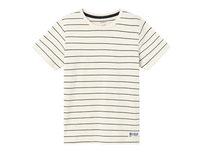 Name It peyote melange/india ink stribet t-shirt