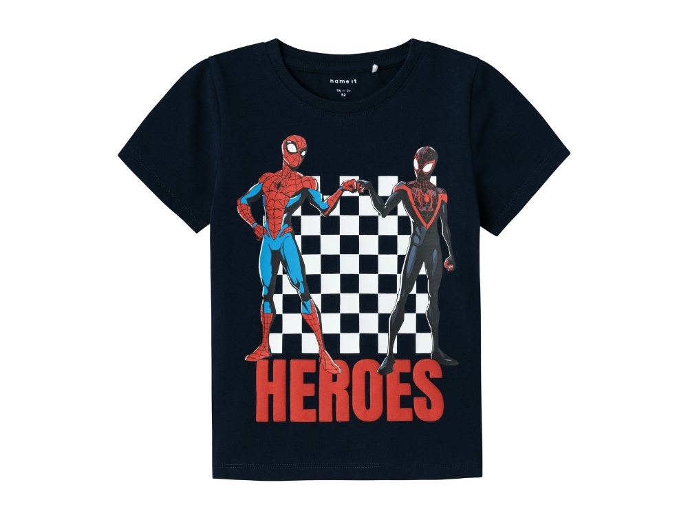 Name It Dark Sapphire Spiderman Top - Str. 2y 92cm