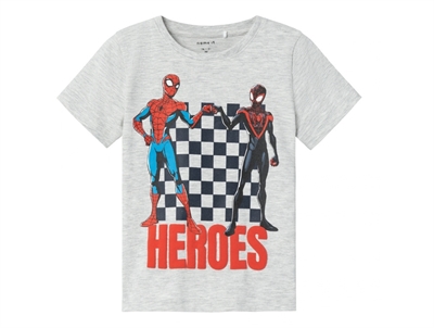 Name It light grey melange Spiderman top