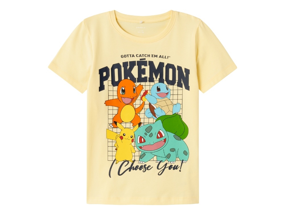 Name It Double Cream Pokemon T-shirt - Str.    9-10y 134/140cm