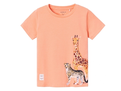 Name It papaya punch giraf t-shirtName It papaya punch giraf t-shirt