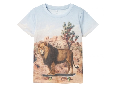 Name It oil green løveprint t-shirt