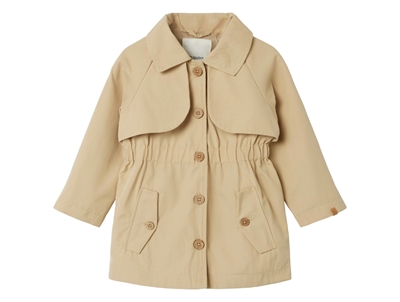 Lil Atelier warm sand trenchcoat jakke